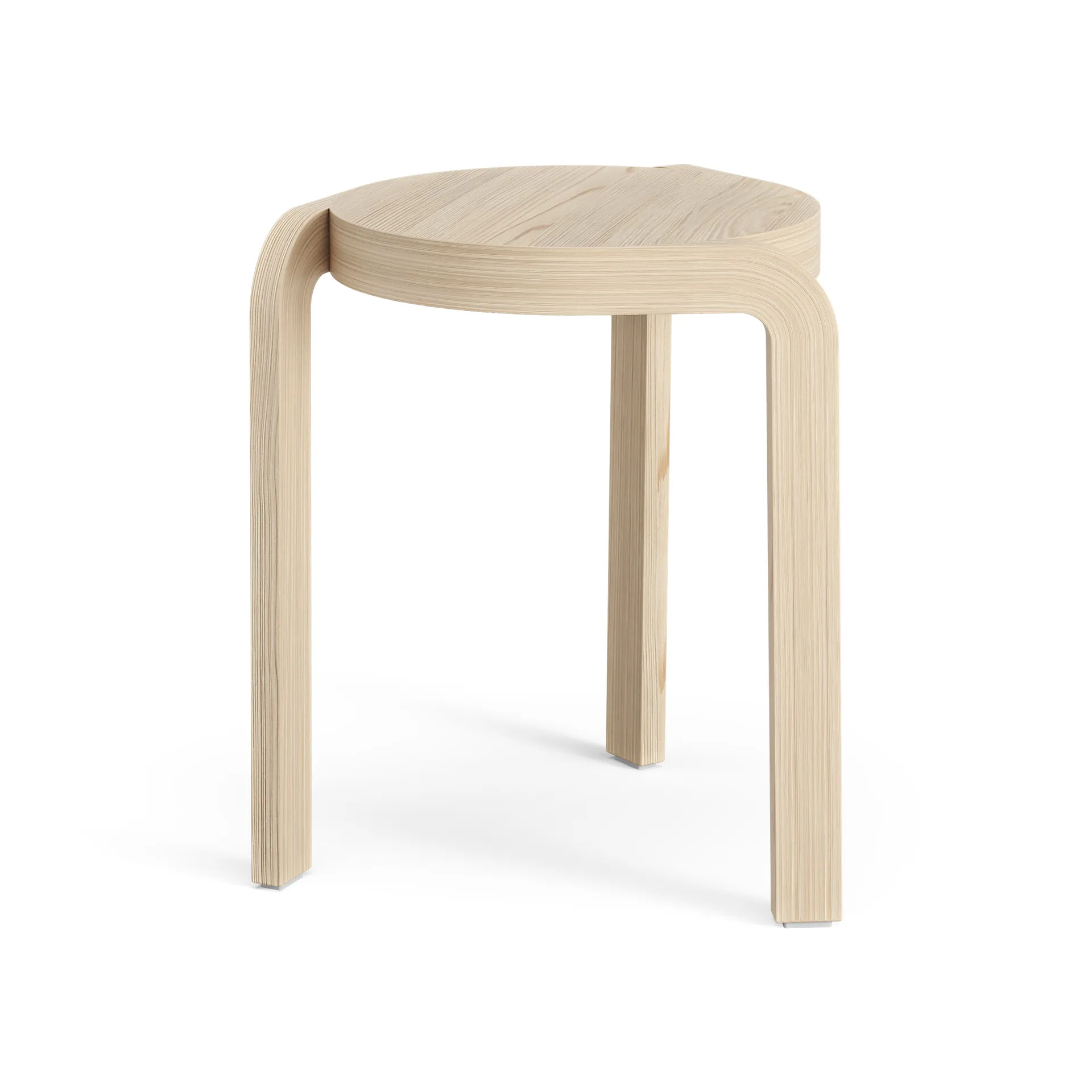 Spin stool H44 cm, Ash lackered Swedese