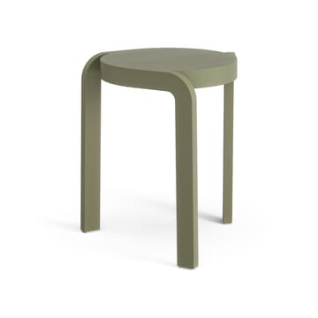 Spin stool H44 cm - Ash-moss green - Swedese