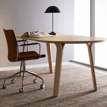 Stella office chair - Elmosoft 33004 brown-chrome - Swedese