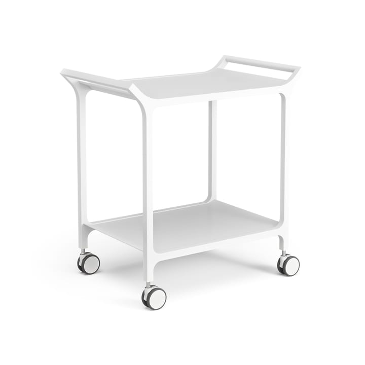 Teatime serving trolley - Ash White glazed - Swedese