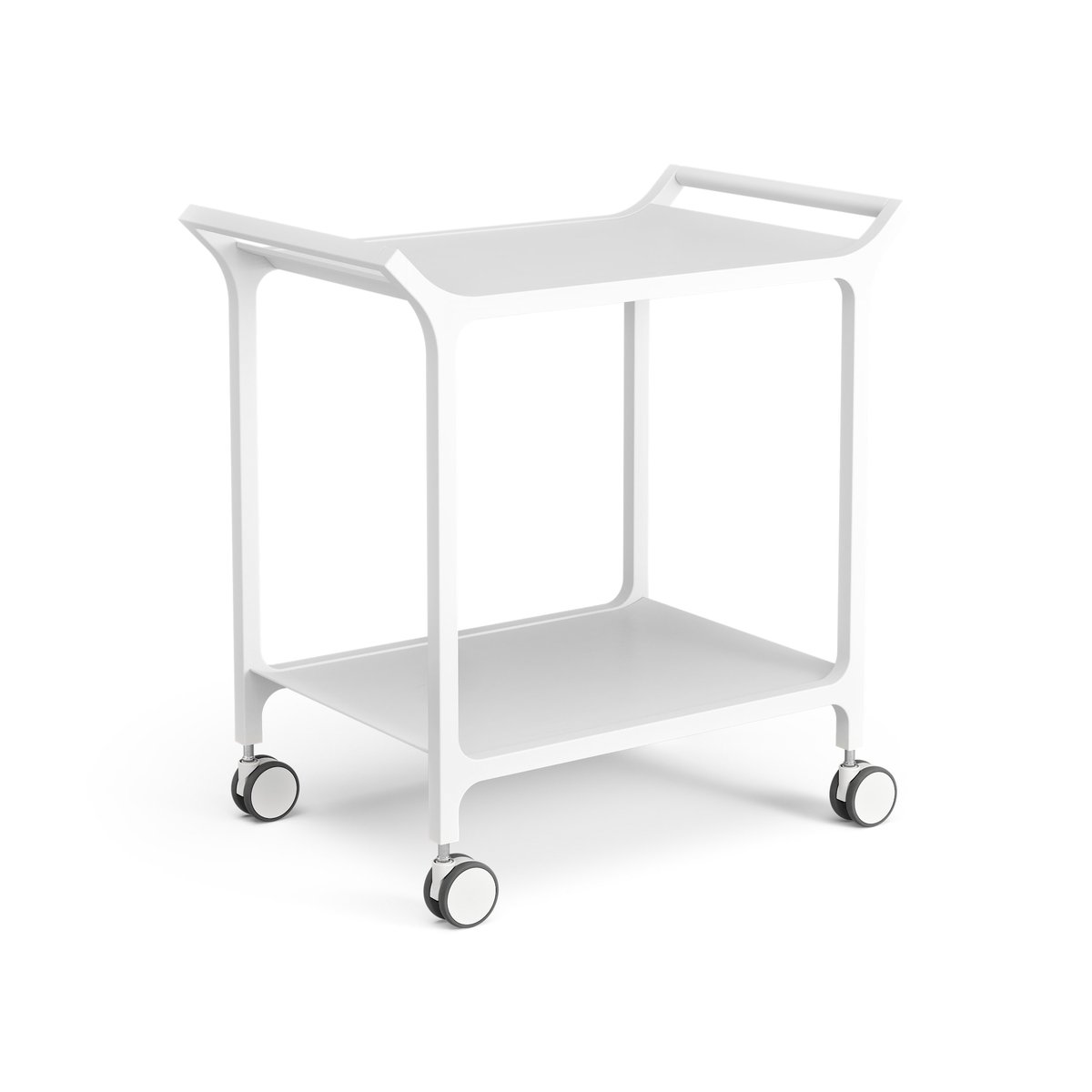 Swedese Teatime serving trolley Ash White glazed | Scandinavian Design | Serving trolleys | White