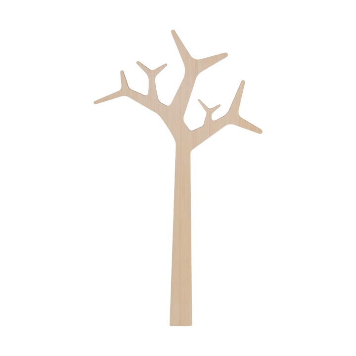 Tree wall wall-mounted coat hanger Special Edition 134 cm - White pigmented pine - Swedese