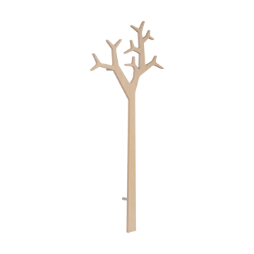 Tree wall wall-mounted coat rack Special Edition 194 cm - White pigmented pine - Swedese