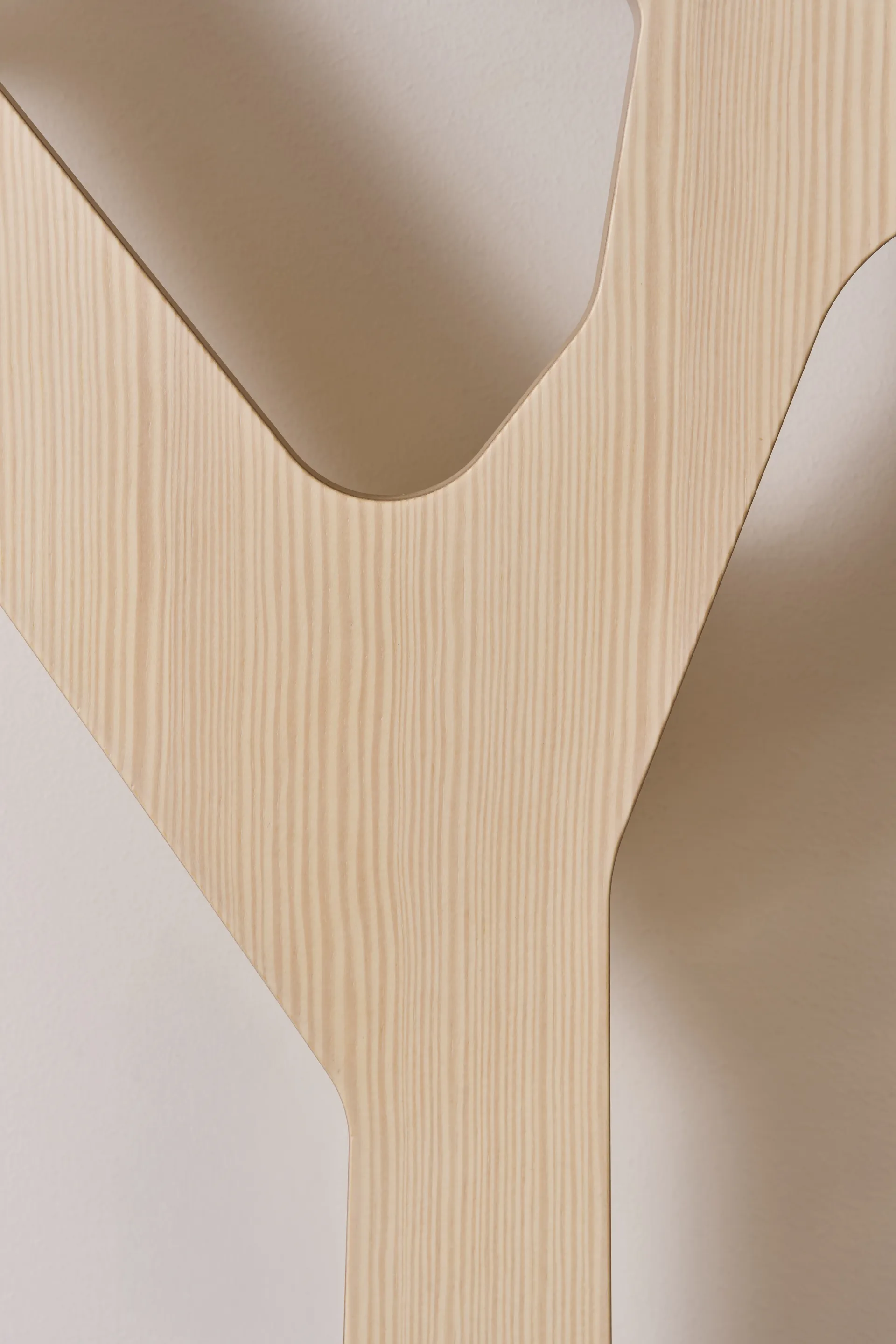 Tree wall wall-mounted coat rack Special Edition 194 cm, White pigmented pine Swedese