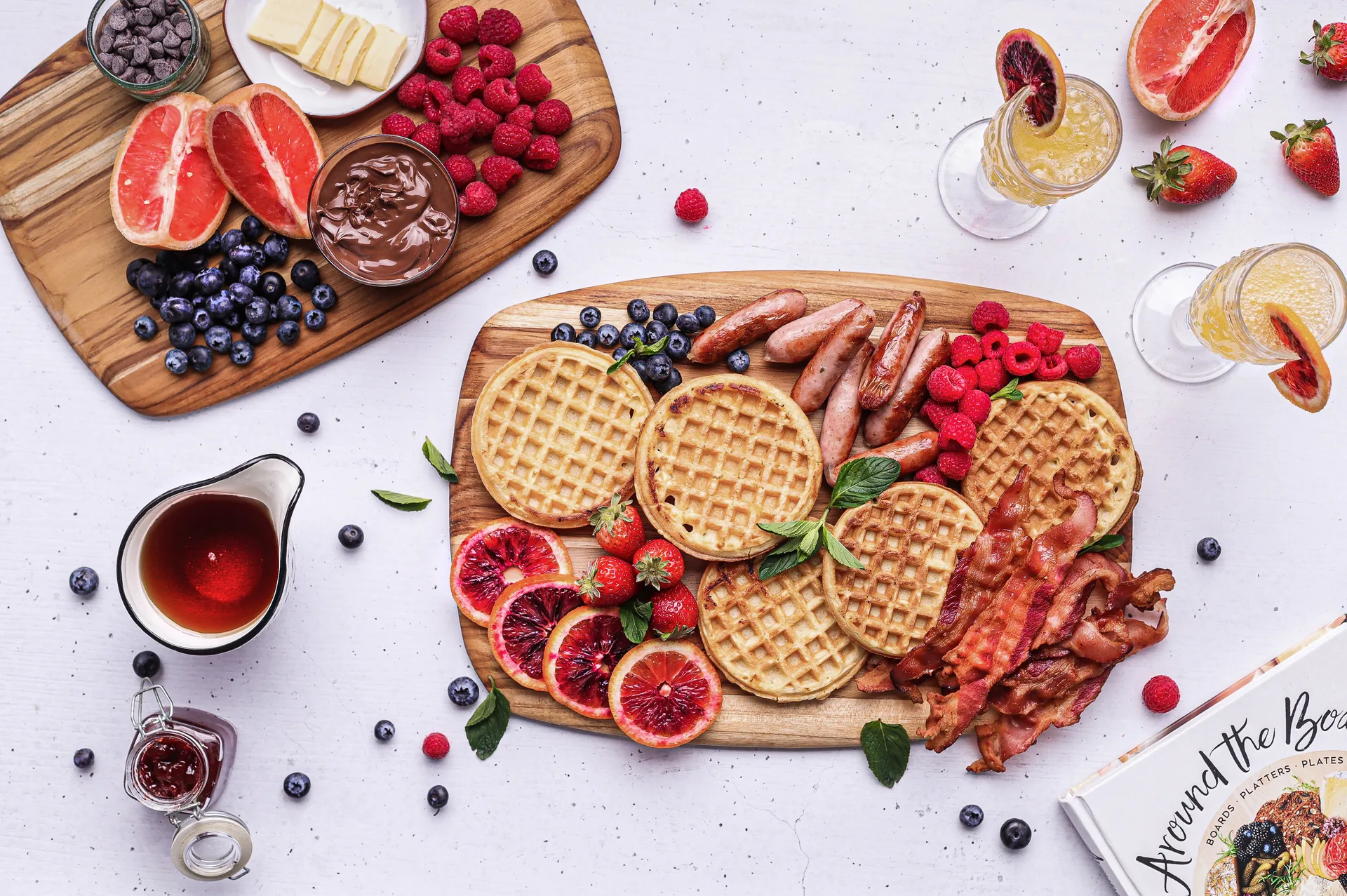 Elegant Rectangle Serving cutting board 204, L Teakhaus