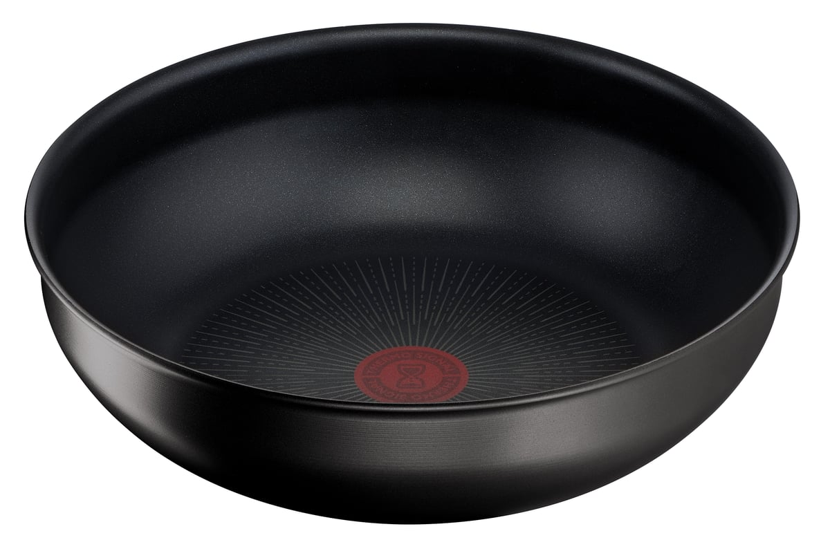 Tefal Ingenio Eco Resist wok pan Ø28 cm Black | Scandinavian Design | Woks | Black