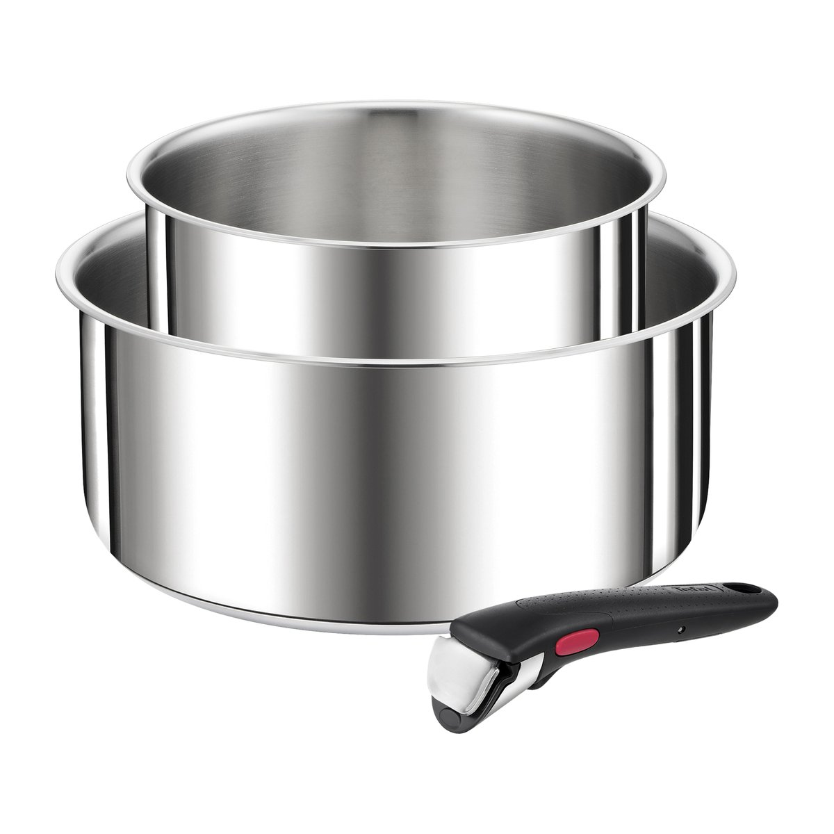 Tefal Ingenio Preference ON saucepan set 3 pieces | Scandinavian Design | Saucepan sets | Silver-coloured
