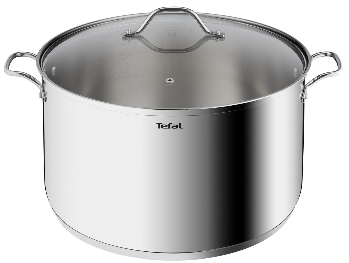 Tefal Intuition pot 36 cm 20.3 l Stainless steel | Scandinavian Design | Cooking pots & Casserole dishes | Silver-coloured