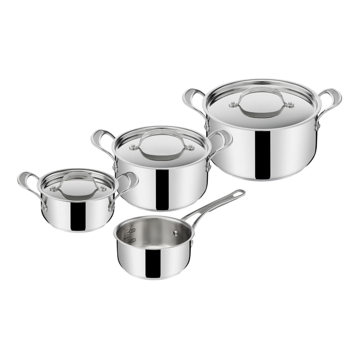 Jamie Oliver Cook's Classics sauce pan set 7 pieces - Stainless steel - Tefal