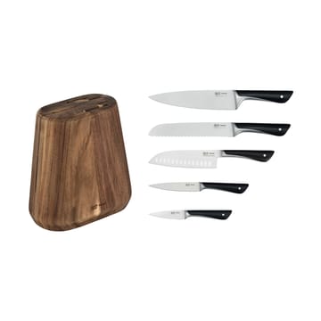 Jamie Oliver knife set with knife block - 6 pieces - Tefal