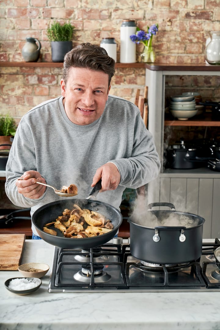 Jamie Oliver Quick & Easy anodised wok pan hard  - 30 cm - Tefal