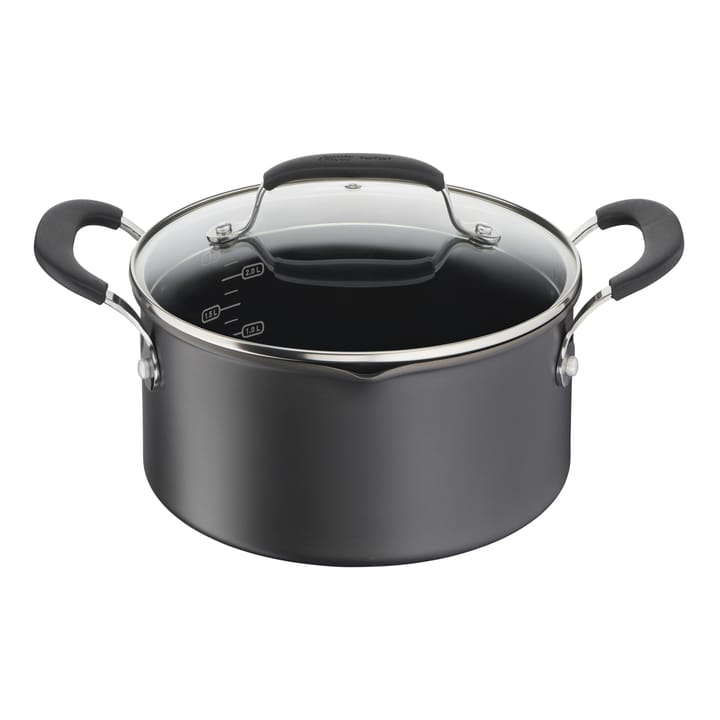 Jamie Oliver Quick & Easy sauce pan set 6 pieces, Hard anodised aluminum Tefal