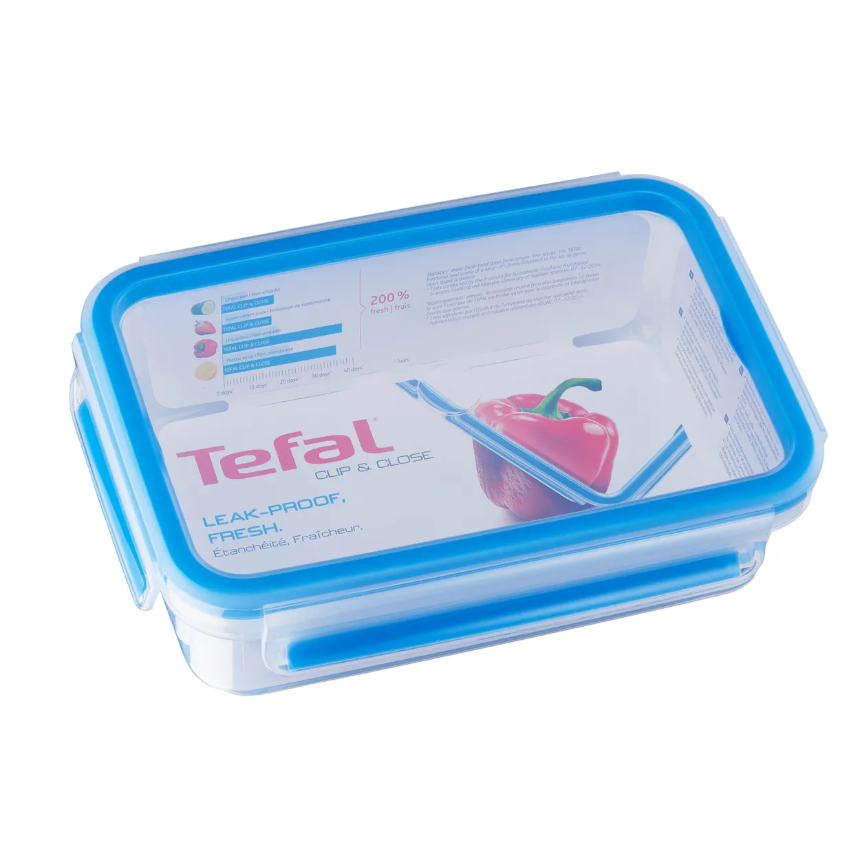 Tefal MasterSeal FRESH food container 80 cl | Scandinavian Design | Lunch boxes & food containers | Blue
