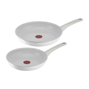 Natural chef frying pan set grey - 2 pieces - Tefal