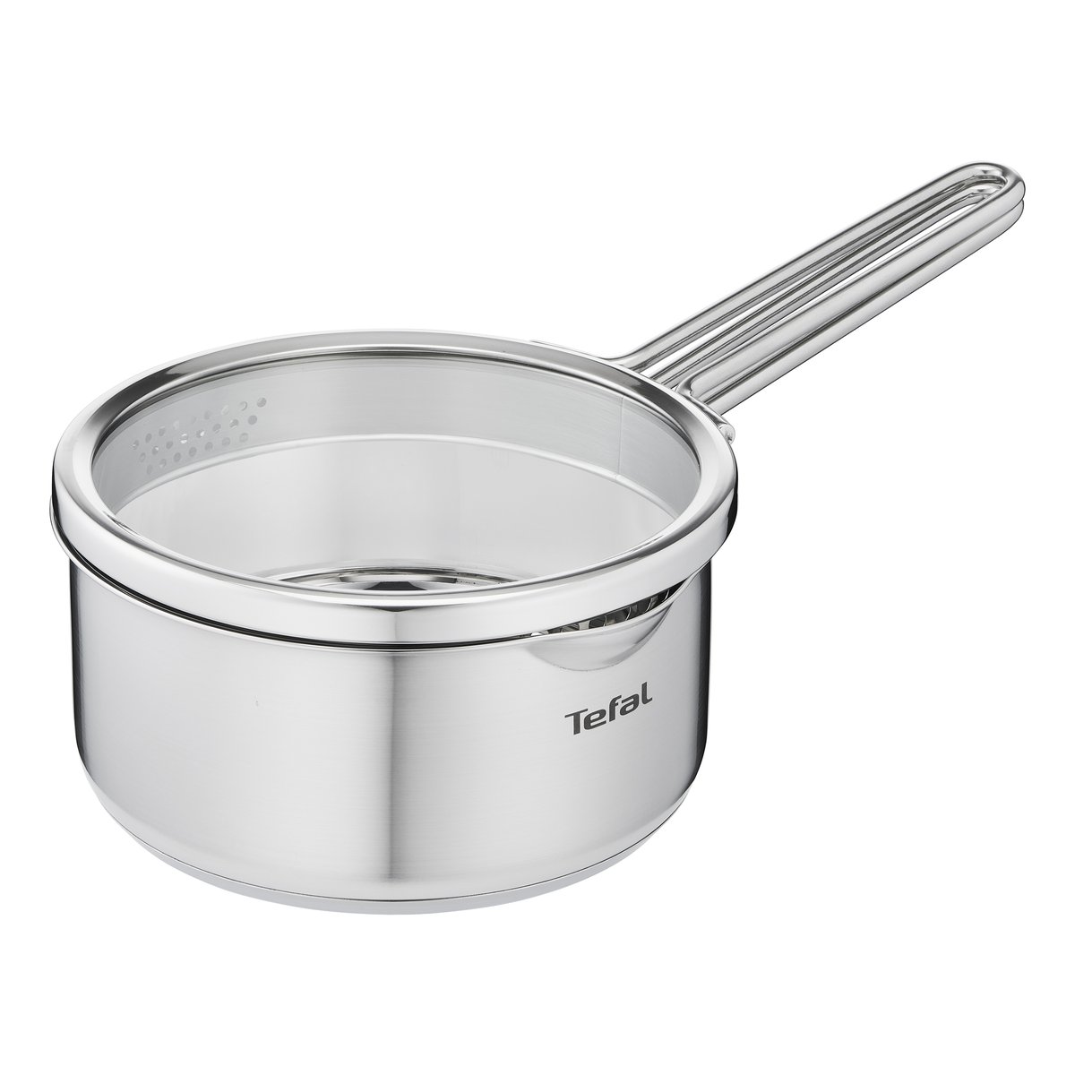 Tefal Nordica sauce pan stainless steel 1.5 L | Scandinavian Design | Saucepans | Silver-coloured