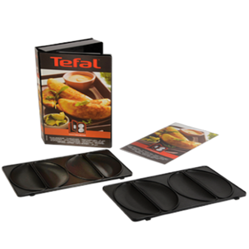 Tefal Snack Collection crepe plate for sandwich grill Black