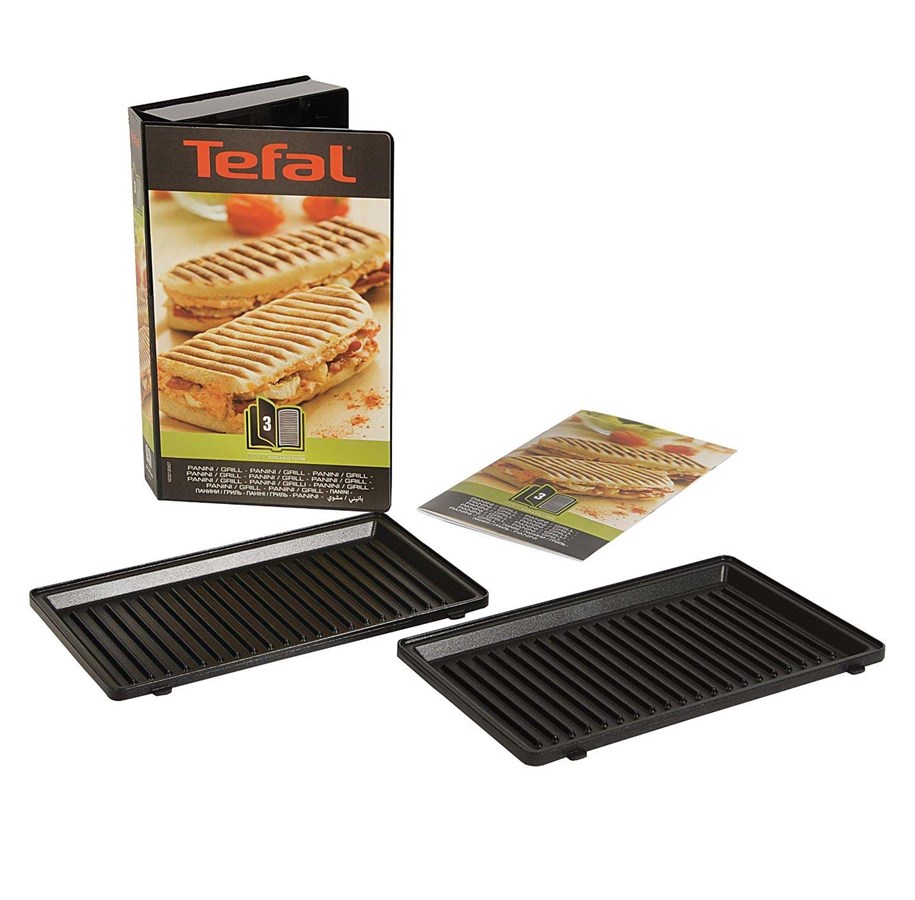 Tefal Snack Collection panini plate for sandwich grill Black