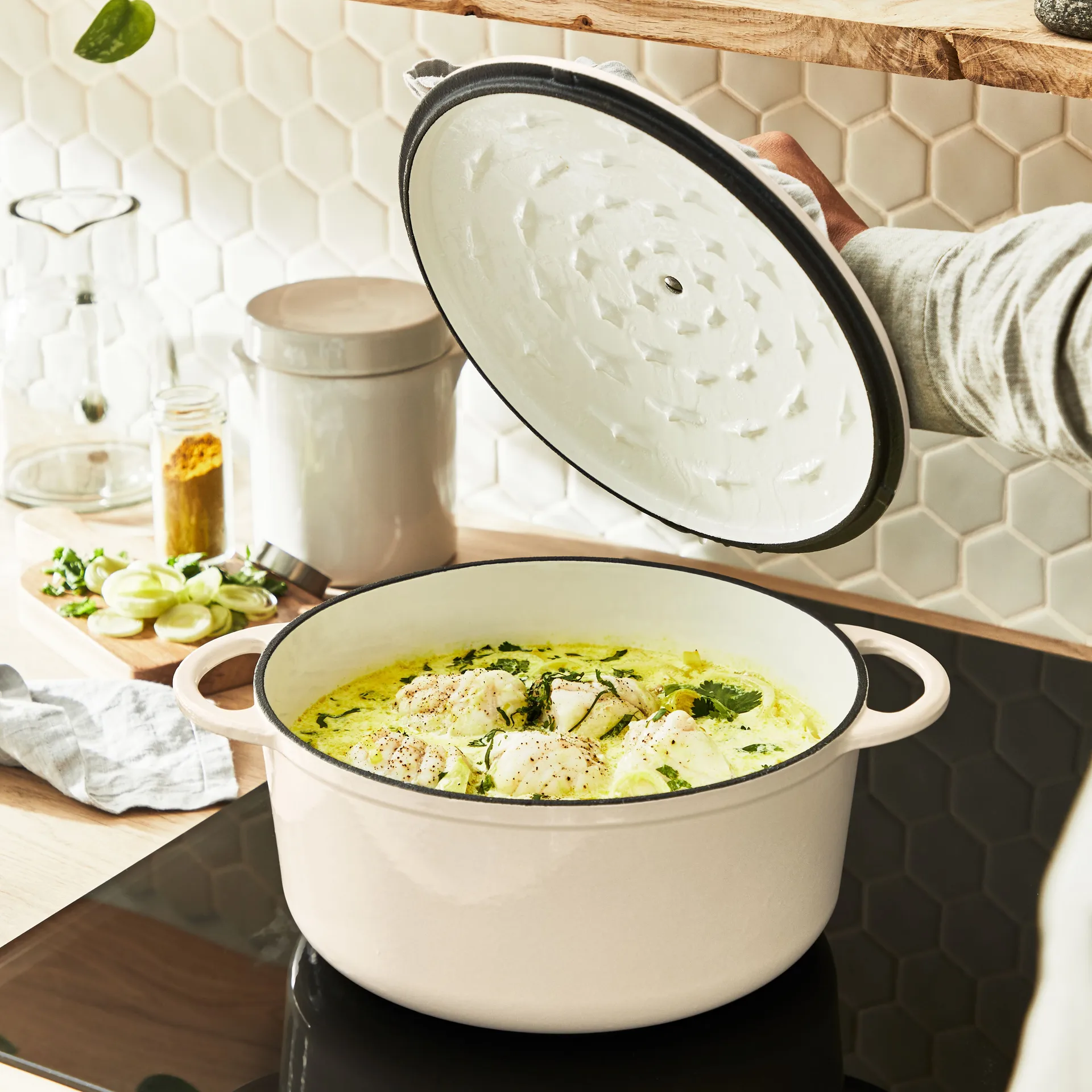 Tefal LOV round pot 5 L, Beige Tefal