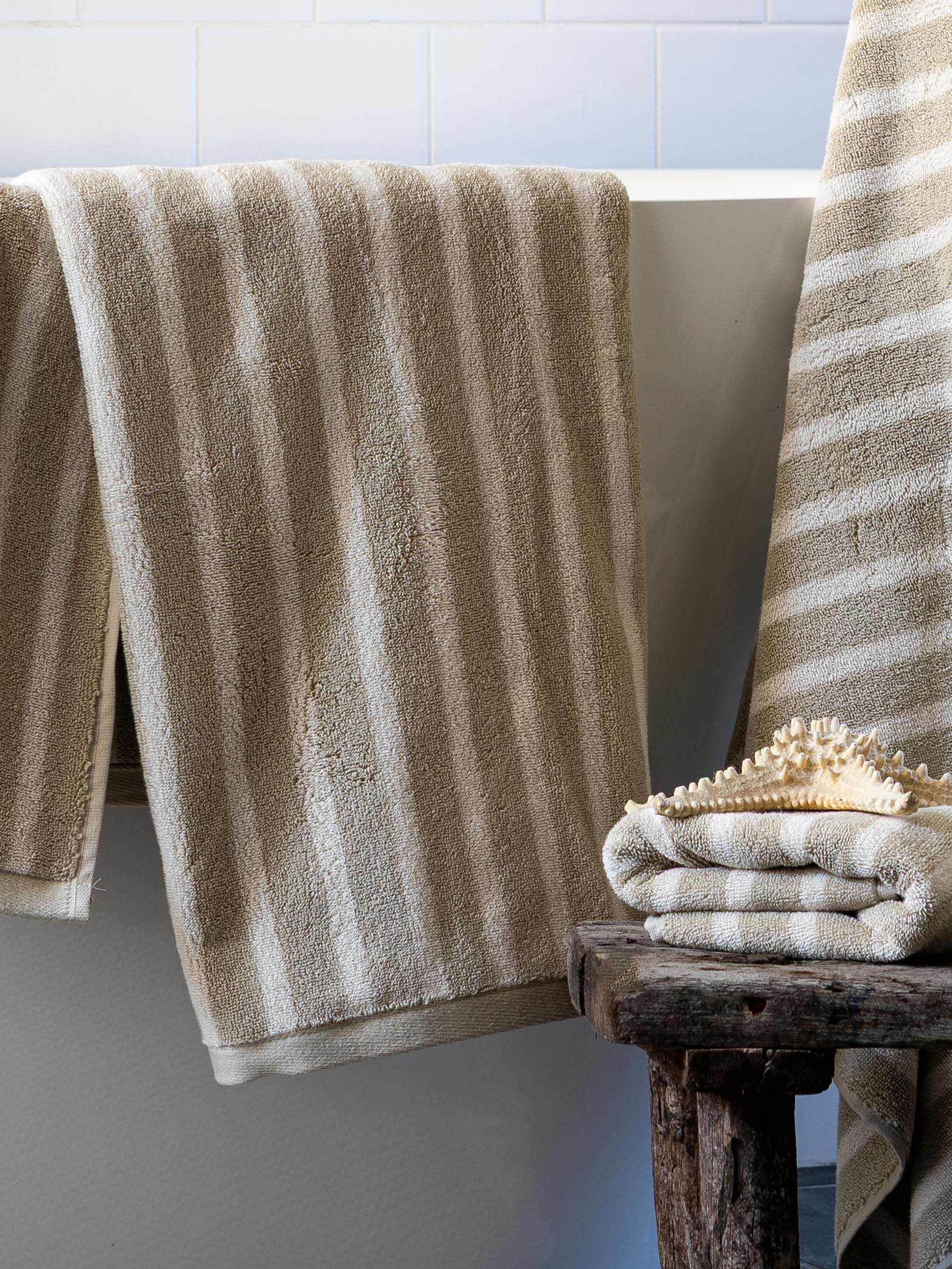Bonnie bath towel 70x140 cm, Beige Tell Me More