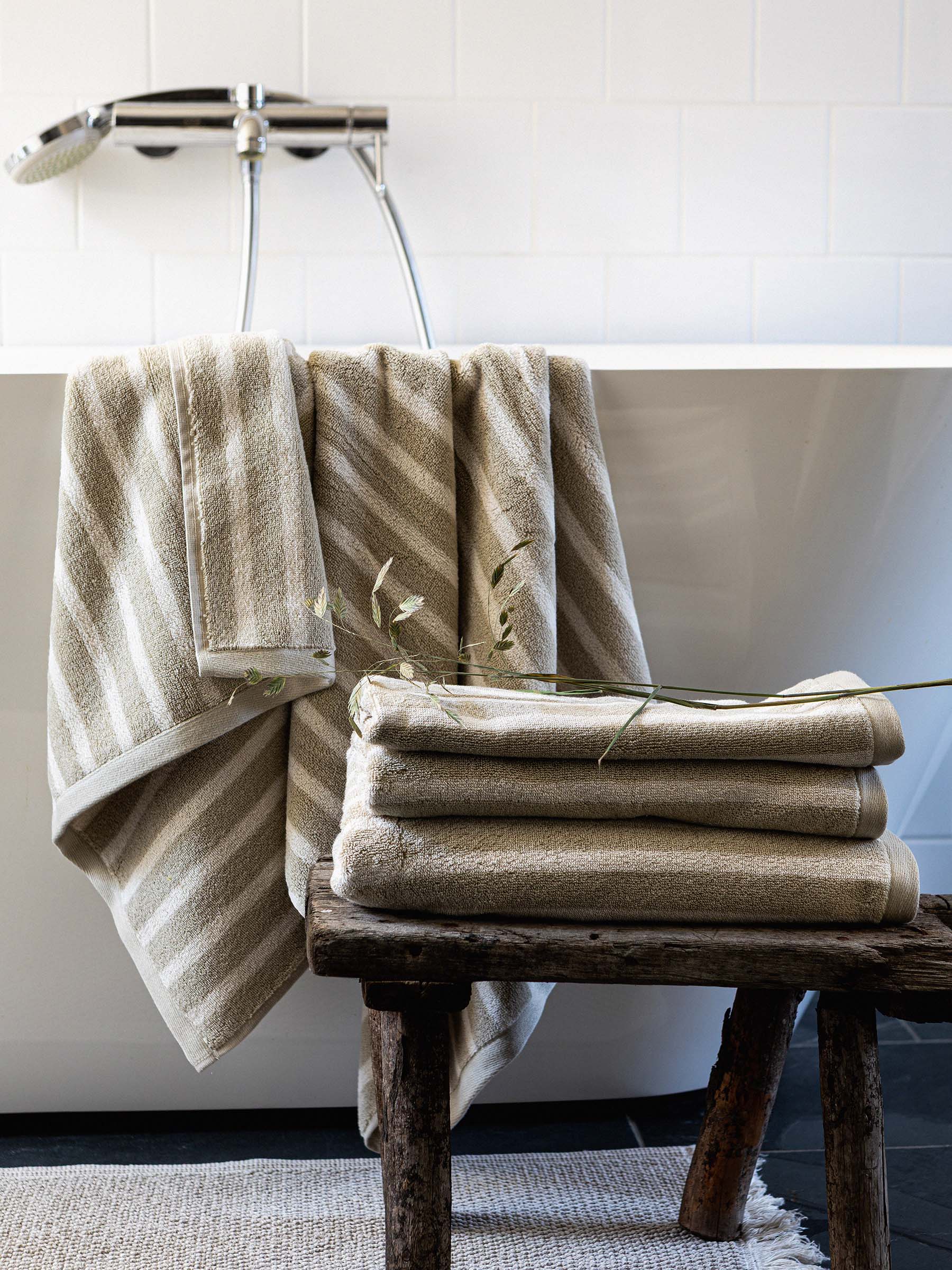 Bonnie bath towel 70x140 cm, Beige Tell Me More