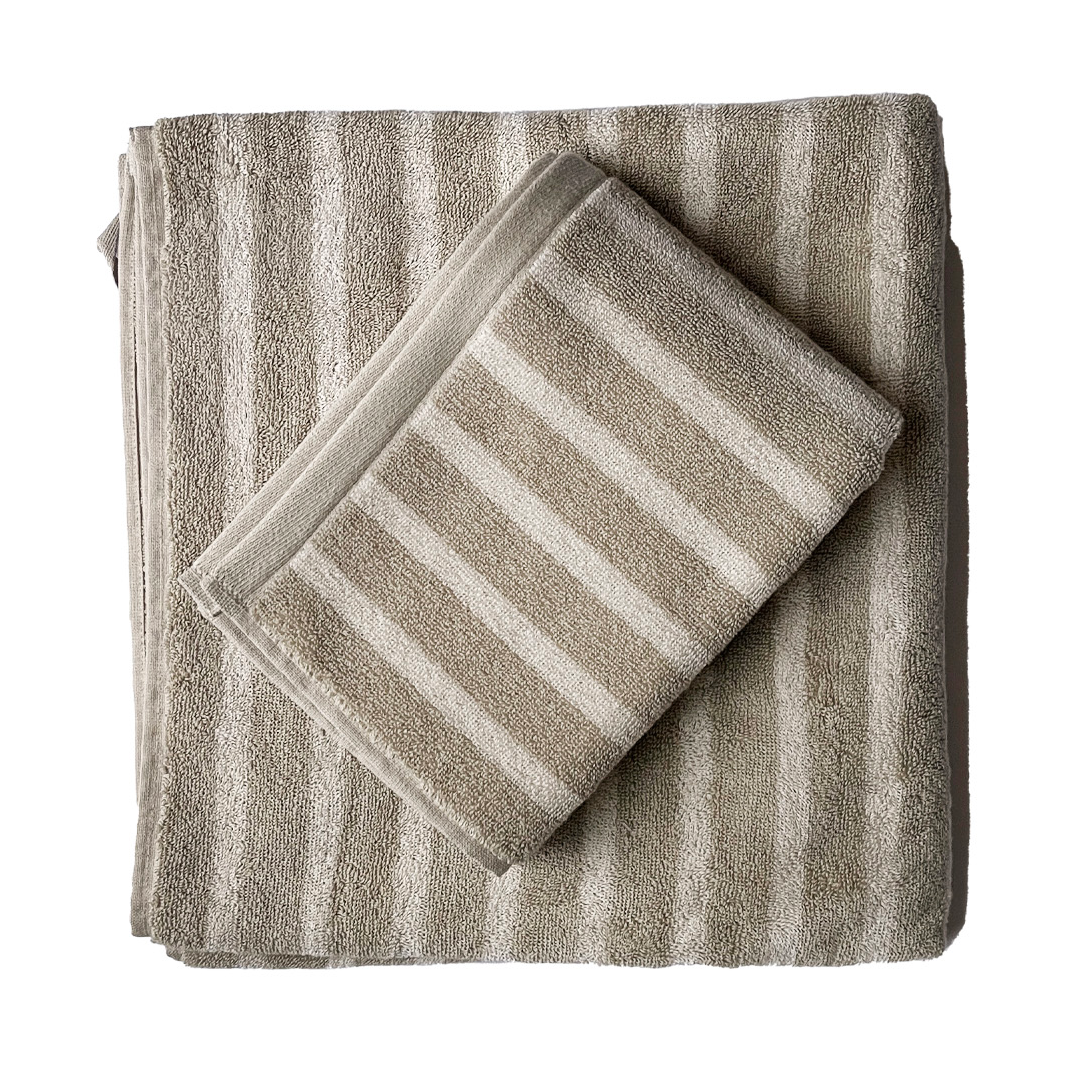 Tell Me More Bonnie towel 50x70 cm Beige | Scandinavian Design | Bath towels | Beige