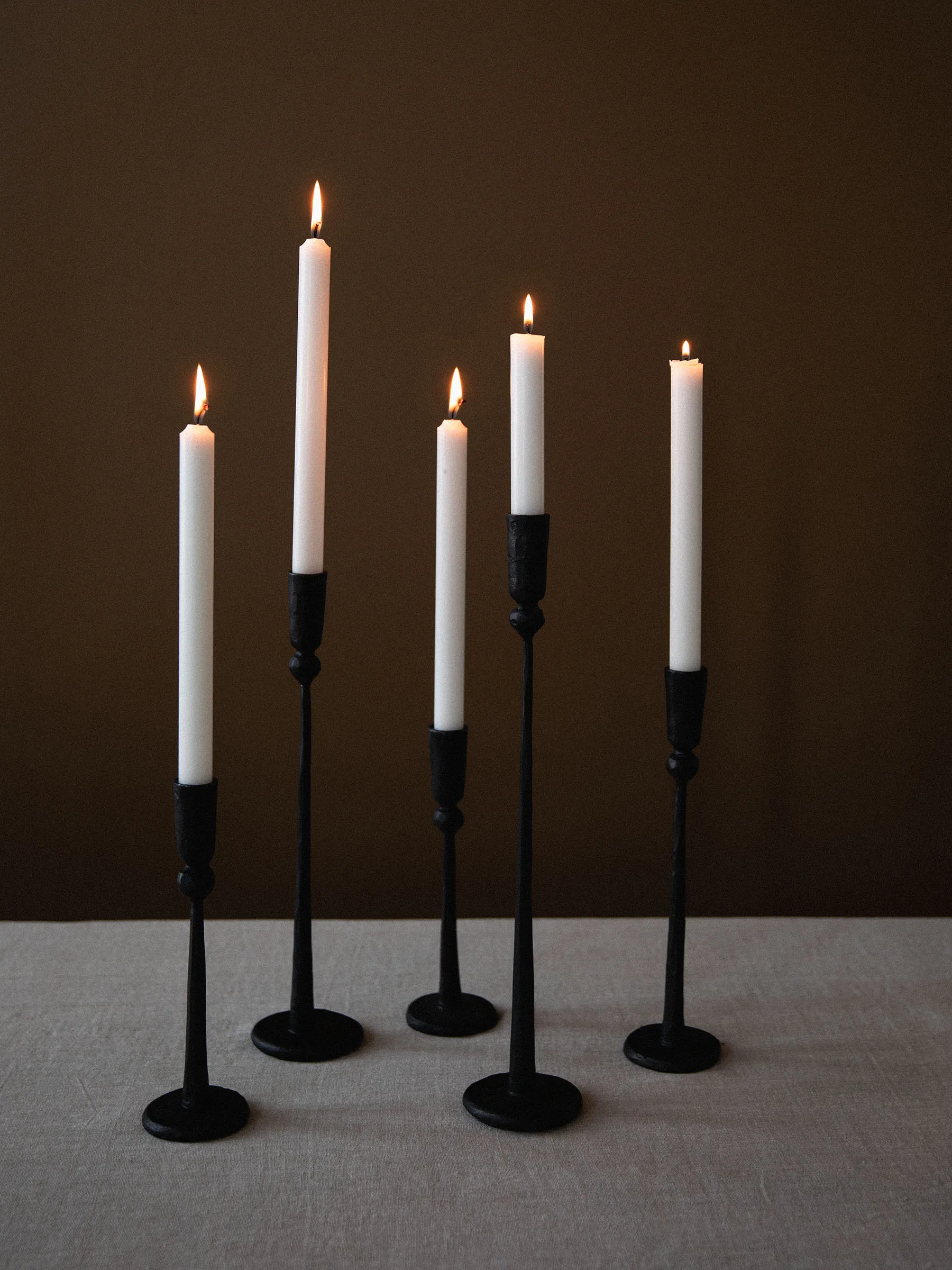 Boule candle sticks black, 40 cm Tell Me More