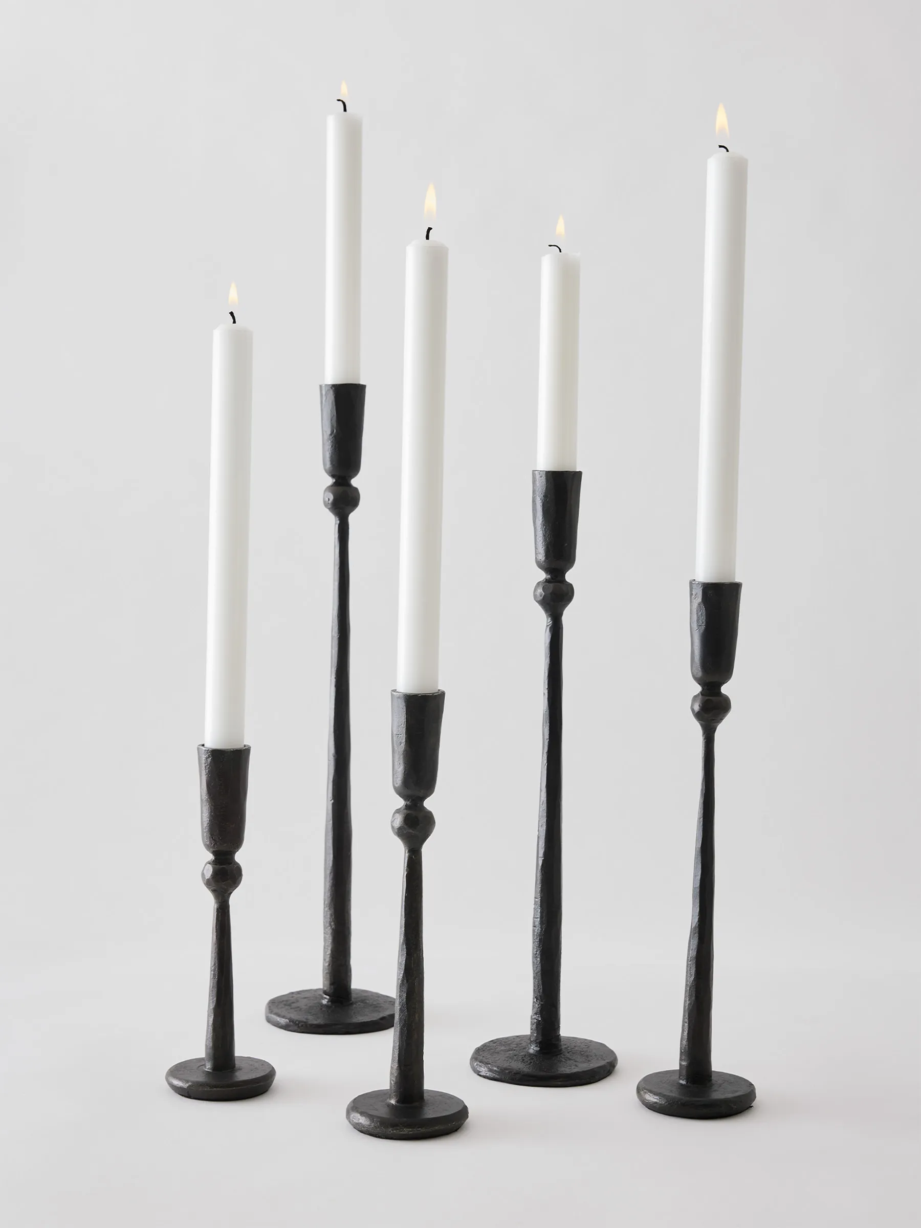 Boule candle sticks black, 40 cm Tell Me More