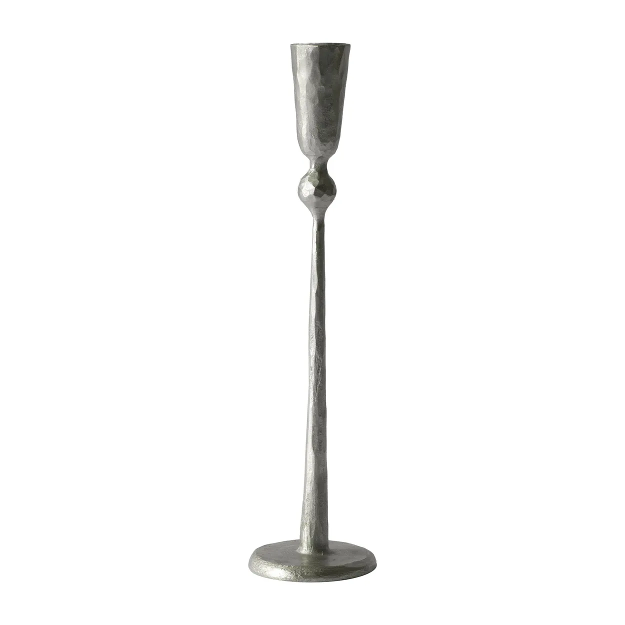 Tell Me More Boule candlestick silver Large | Scandinavian Design | Candle holders | Silver-coloured