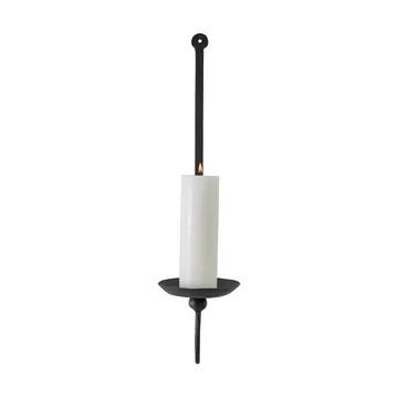 Boule wall candle holder for pillar candles - Black - Tell Me More