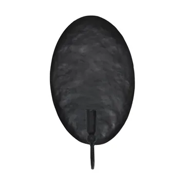 Boule wall candle holder with backplate - Black - Tell Me More