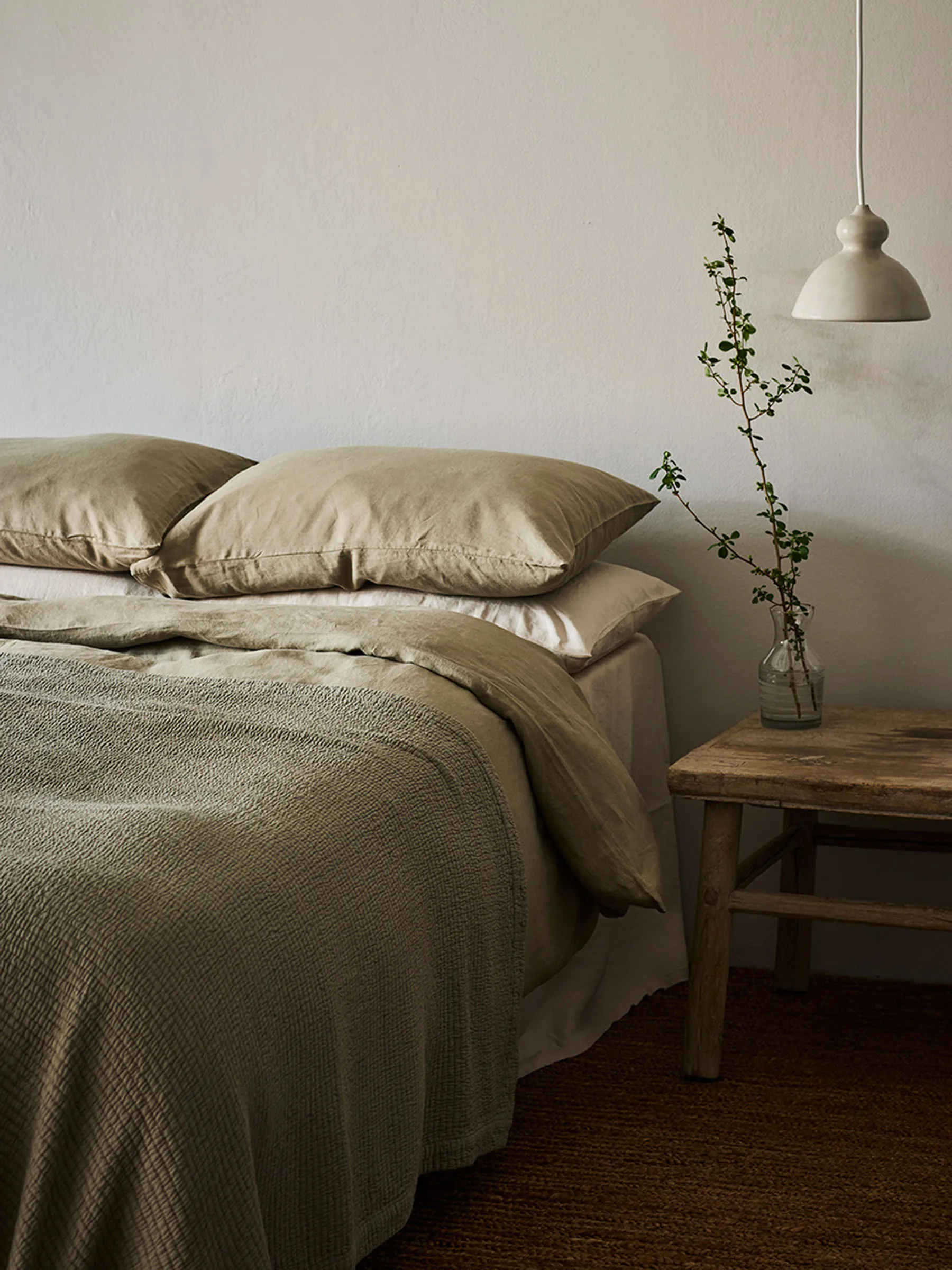 Brick bedspread 180x260 cm, Olive Tell Me More