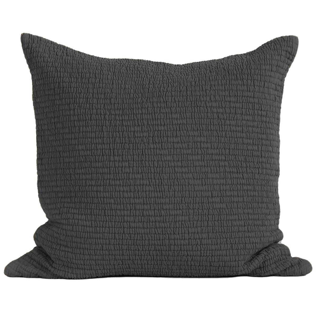 Tell Me More Brick pillowcase 50x50 cm Charcoal | Scandinavian Design | Cushion covers | Grey