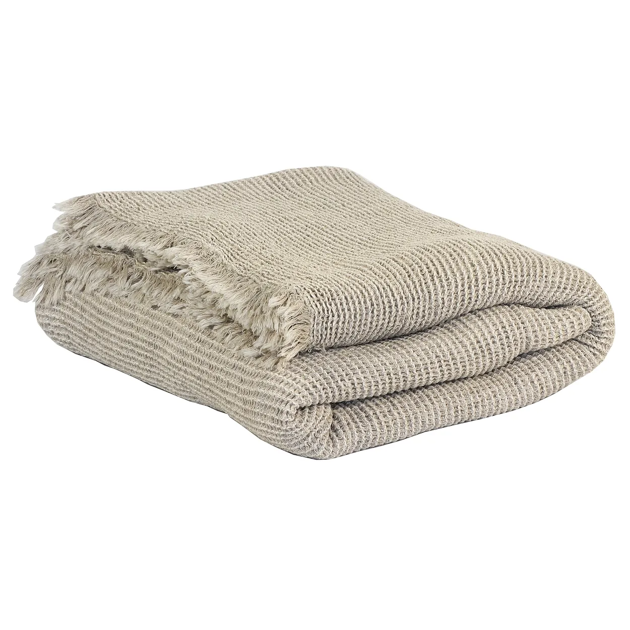 Tell Me More Calma throw 140x200 cm Beige | Scandinavian Design | Cotton blankets & throws | Beige
