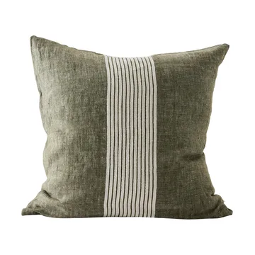 Colette cushion cover - Green stripe, 50x50 cm - Tell Me More