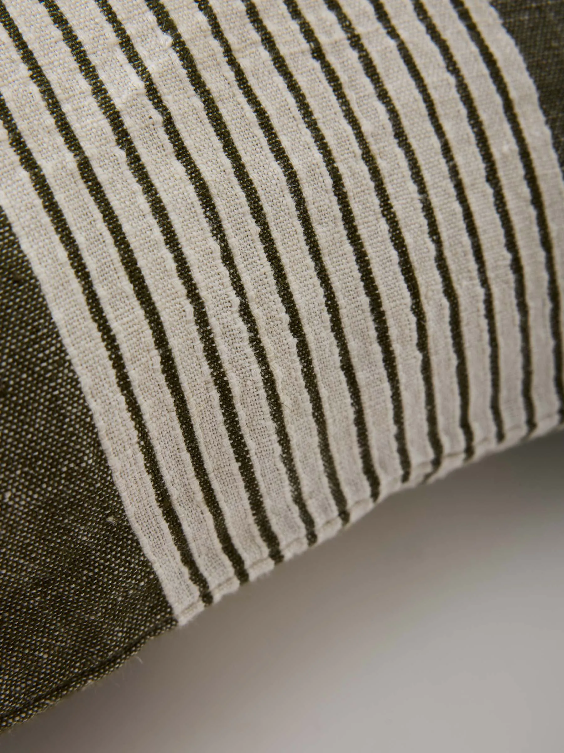 Colette cushion cover, Green stripe, 50x50 cm Tell Me More