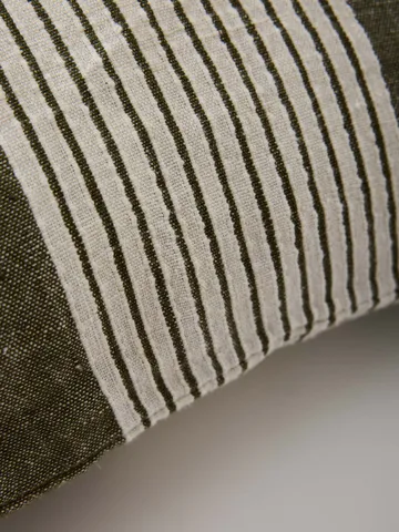 Colette cushion cover - Green stripe, 50x50 cm - Tell Me More