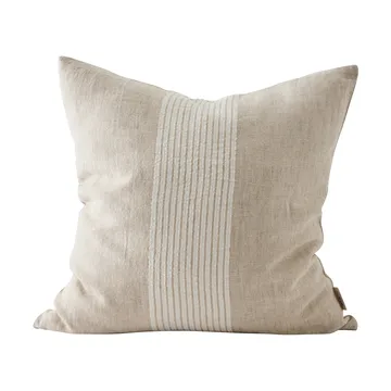 Colette cushion cover - Natural stripe, 50x50 cm - Tell Me More
