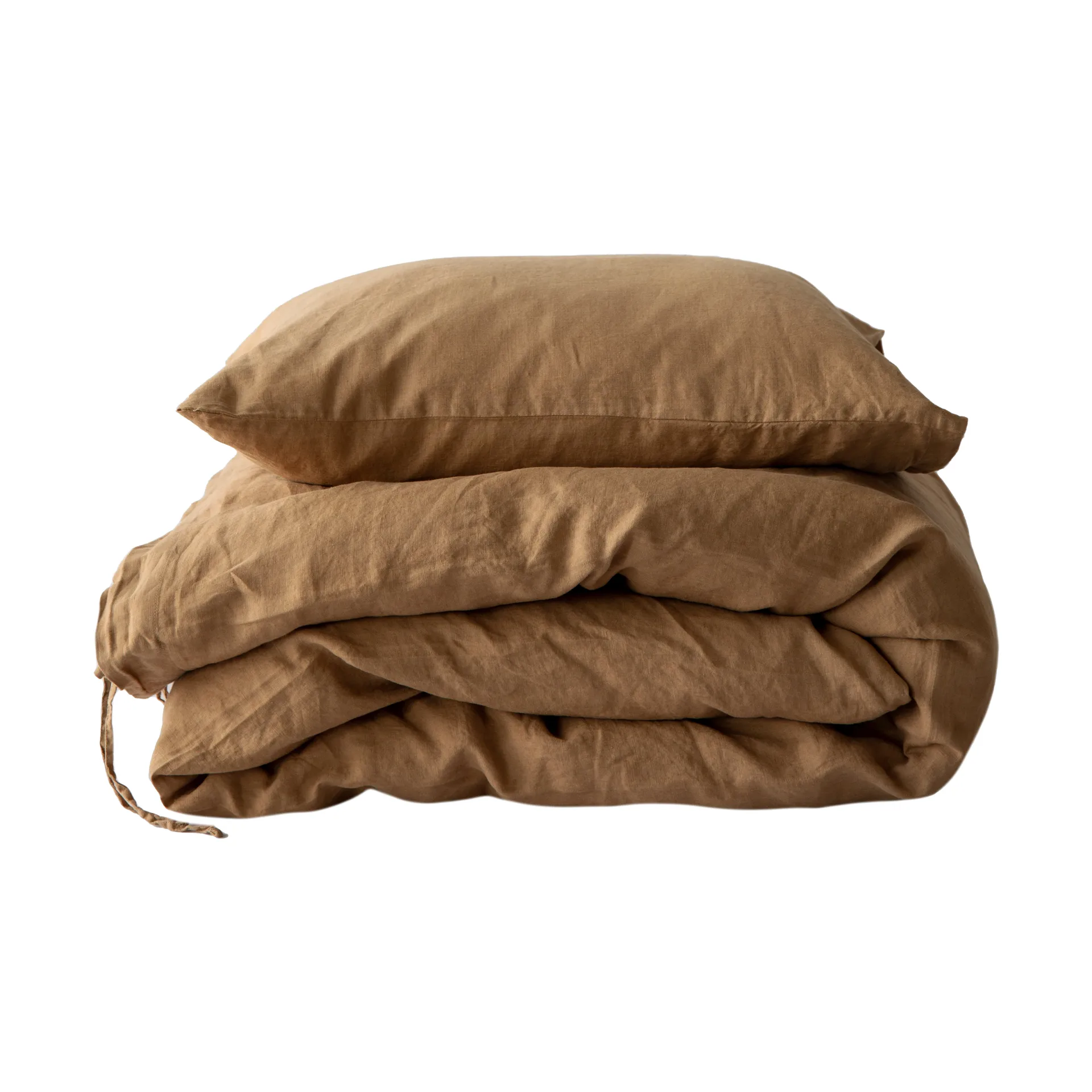 Duvet cover linen 150x200 cm, Hazelnut Tell Me More