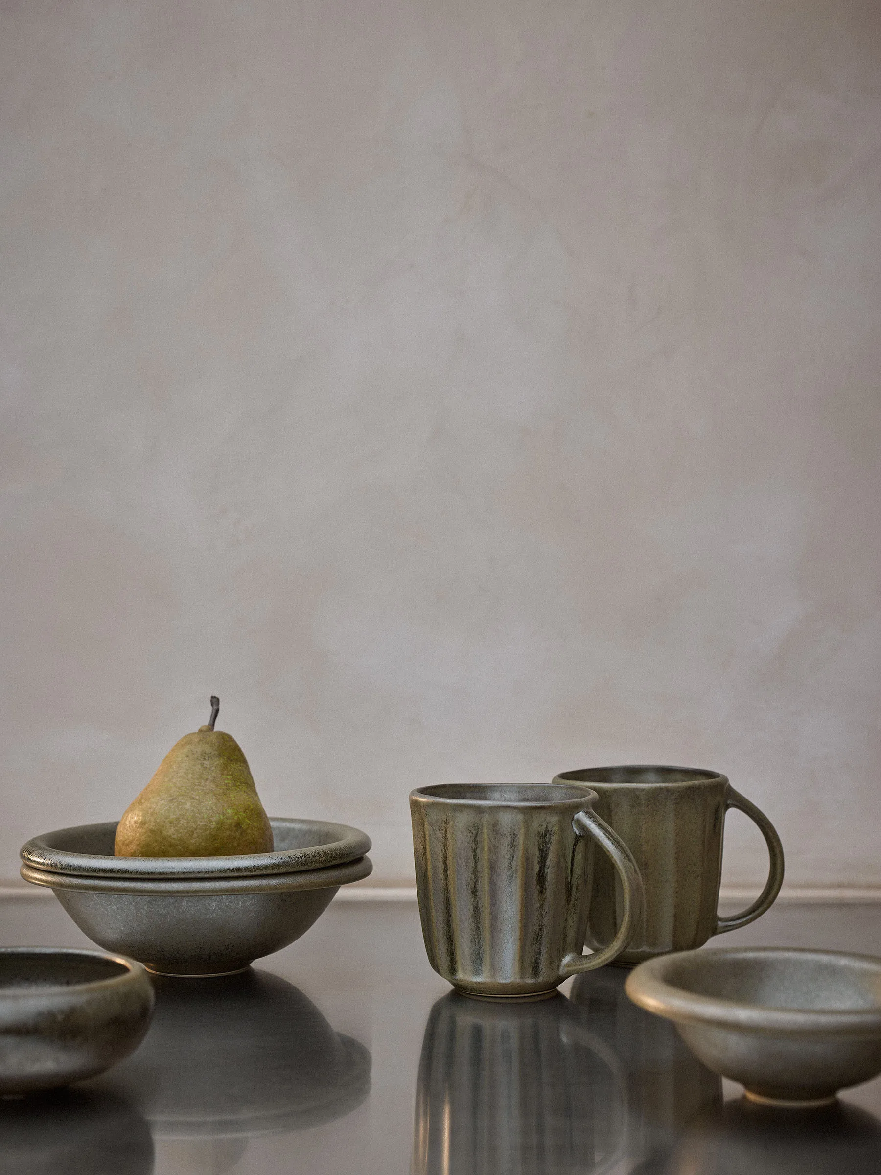 Elba bowl, Green brown, Ø13 cm Tell Me More