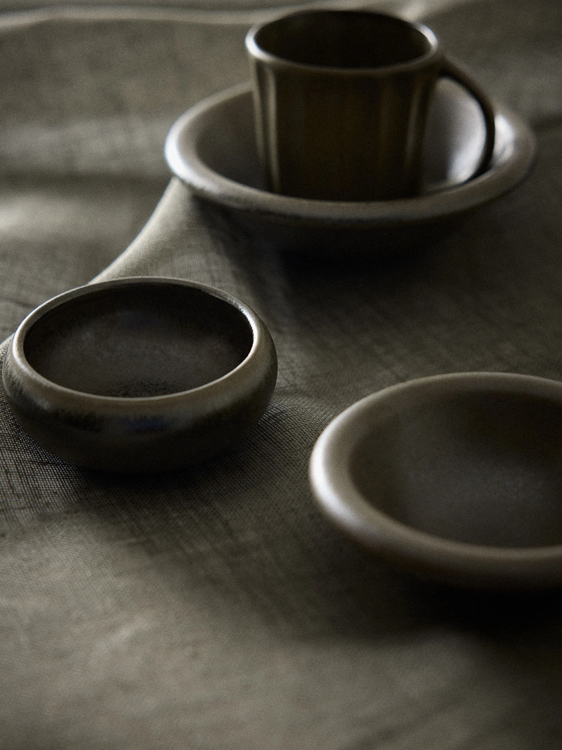 Elba bowl, Green brown, Ø18 cm Tell Me More