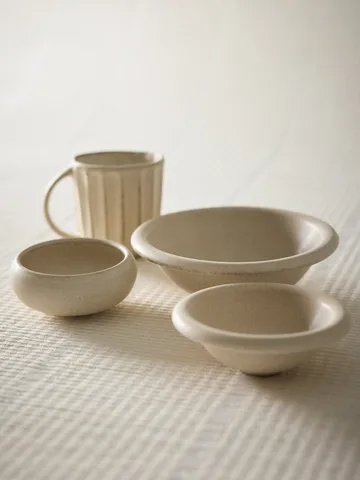Elba bowl - Sand beige, Ø18 cm - Tell Me More