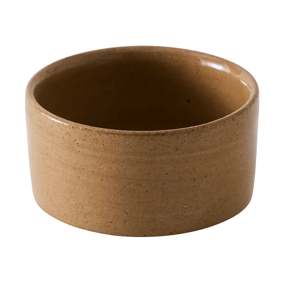 Elio cylinder bowl, Desert yellow, Ø8.5x4.5 cm Tell Me More
