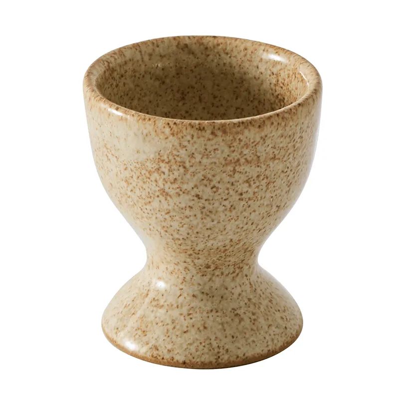 Elio egg cup, Beige speckled Tell Me More