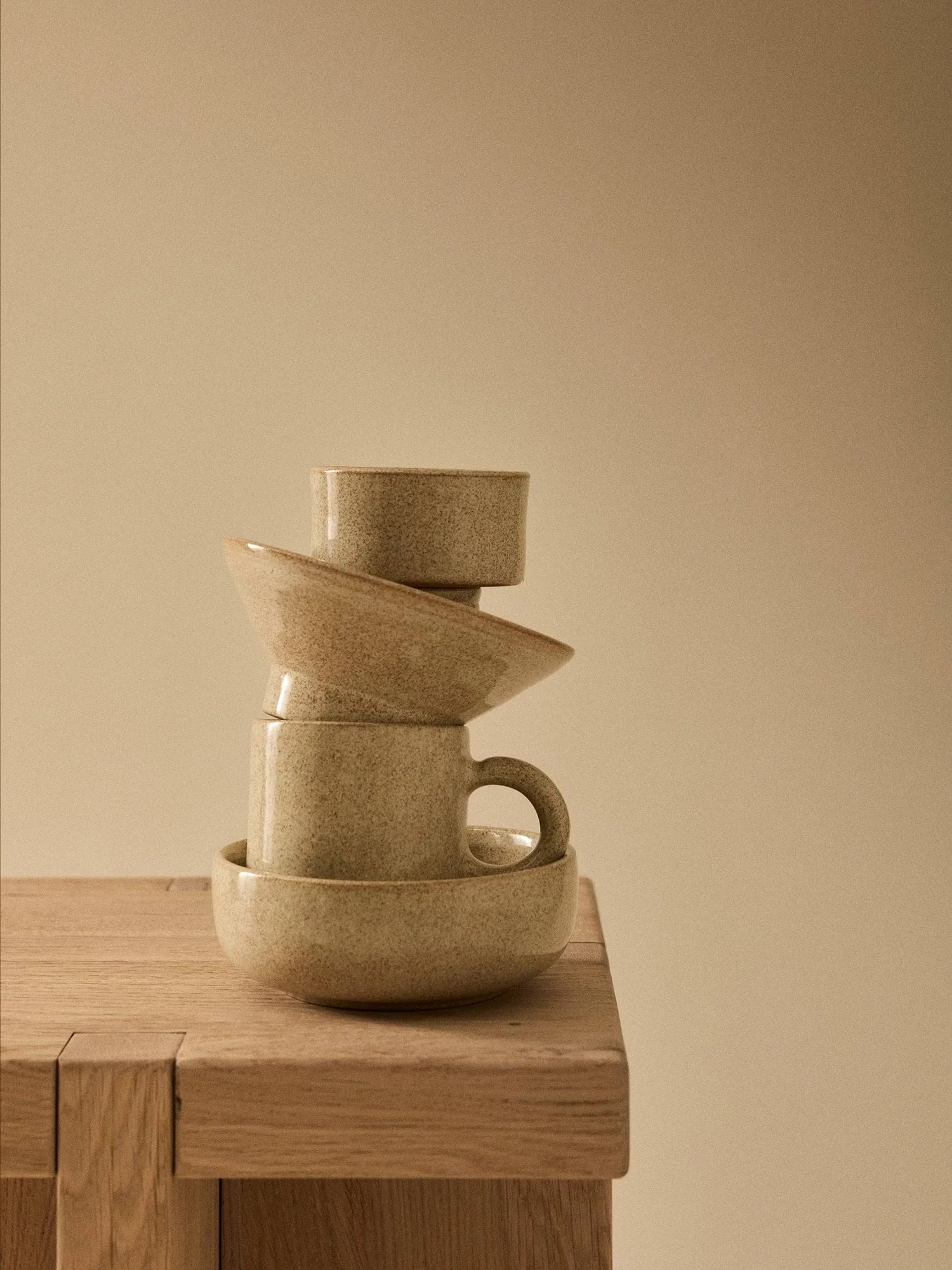 Elio footed bowl, Dark brown, Ø14.5x6 cm Tell Me More