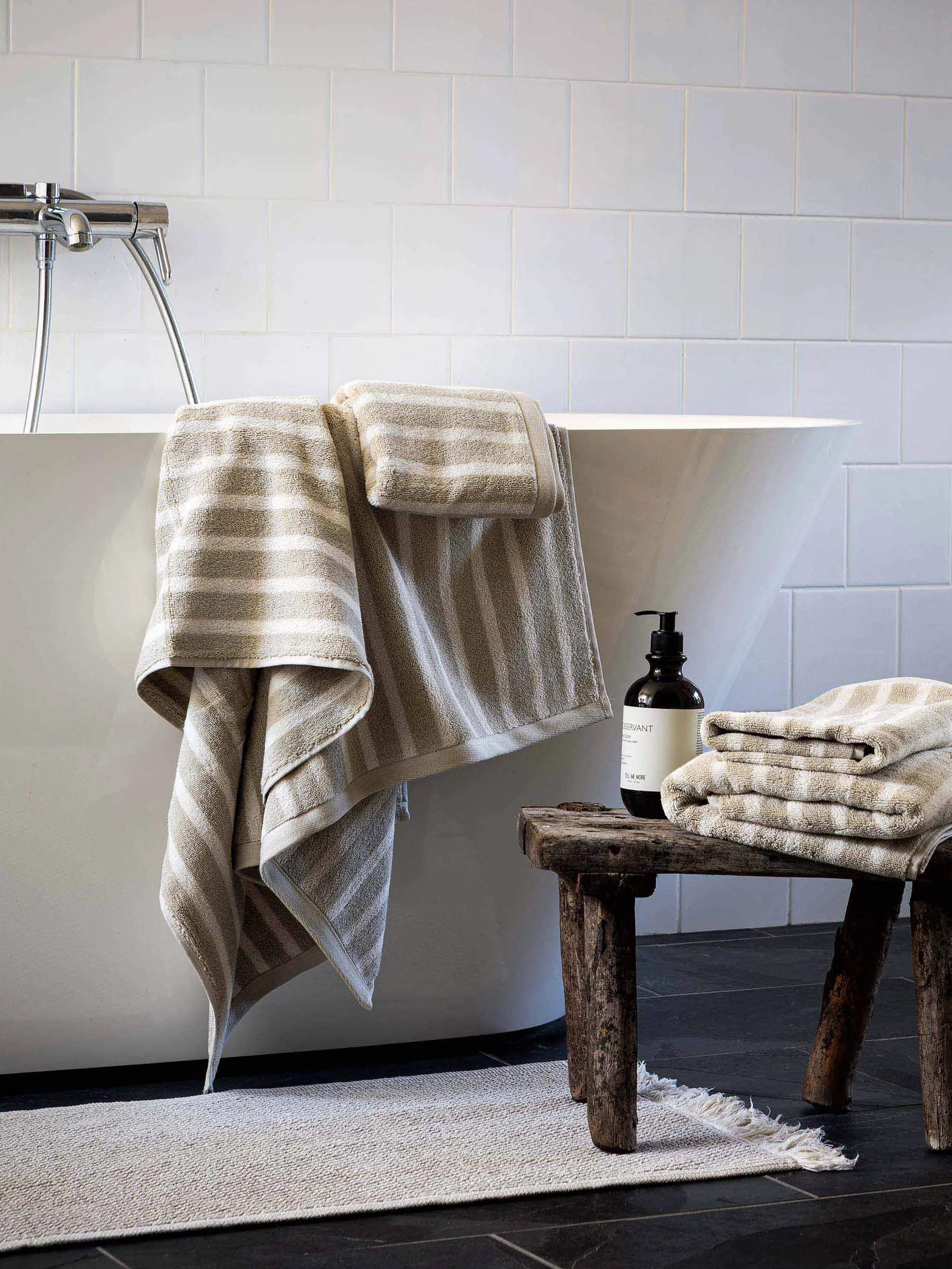 Elsa bath mat, Off-white, 60x100 cm Tell Me More