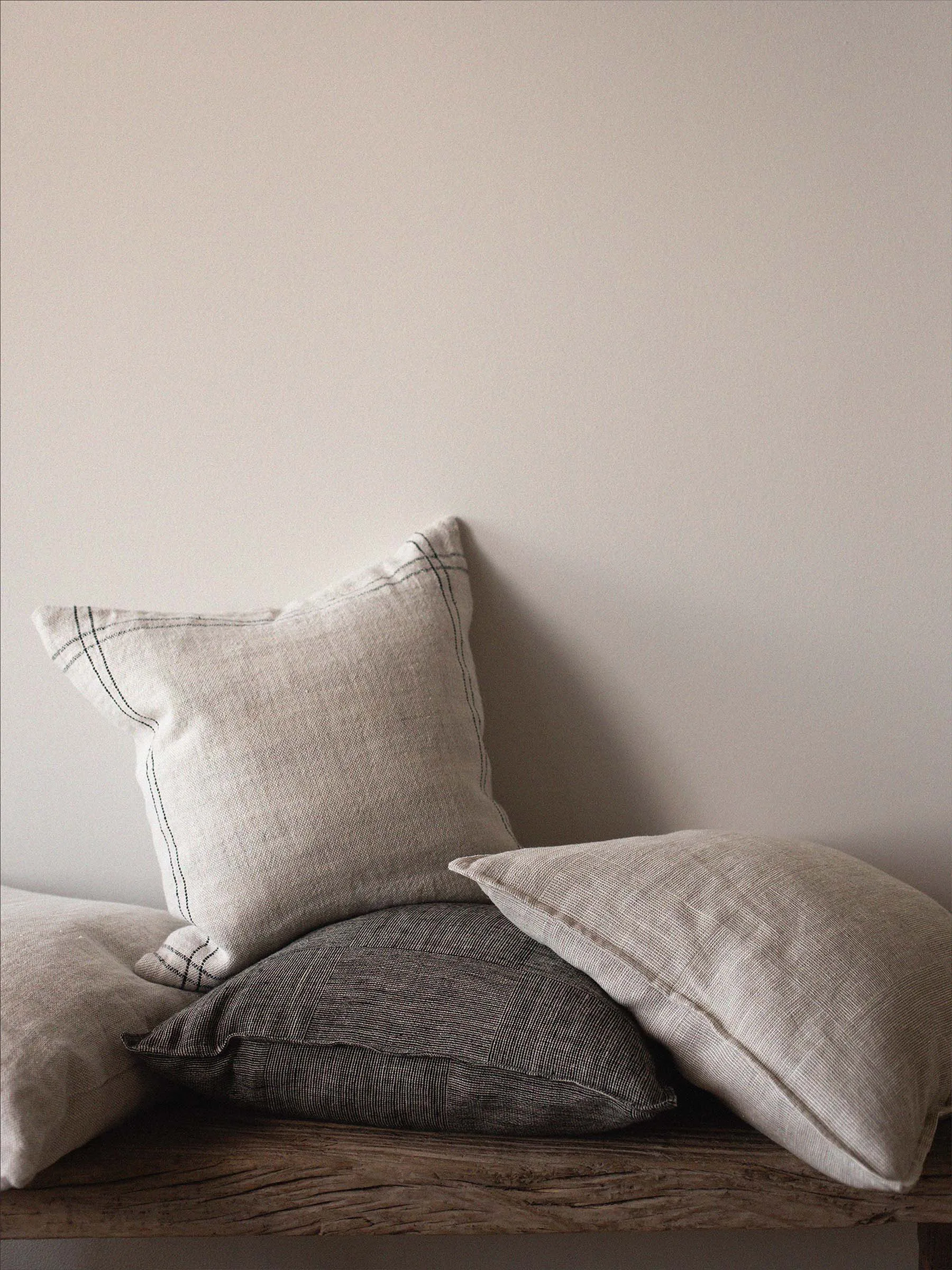 Elton cushion cover 50x50 cm, Beige Tell Me More