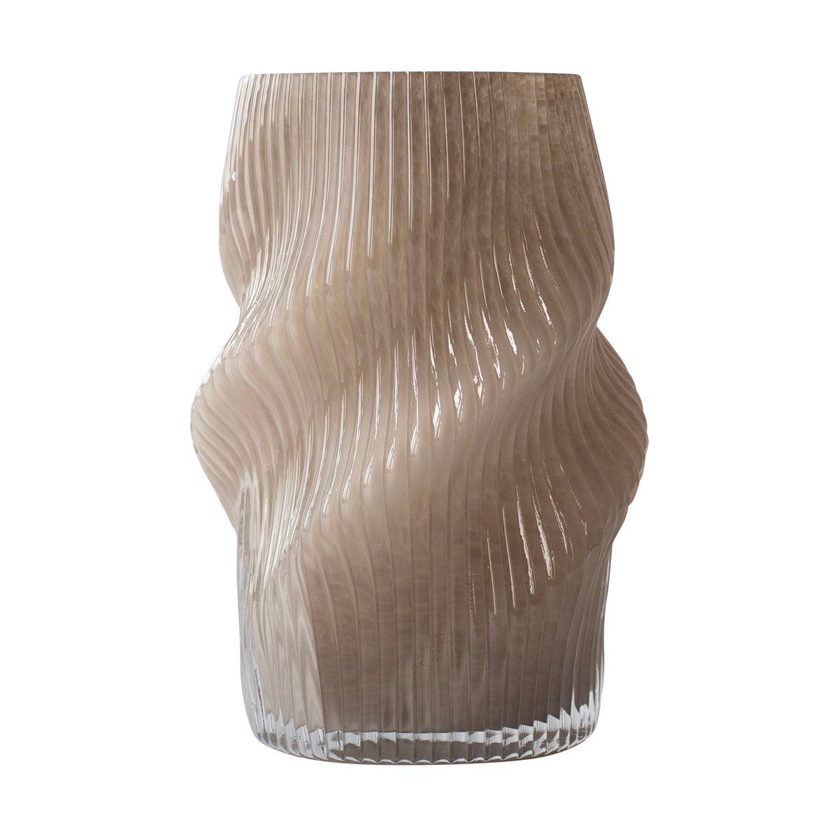 Tell Me More Fano vase 25 cm Taupe | Scandinavian Design | Vases | Beige