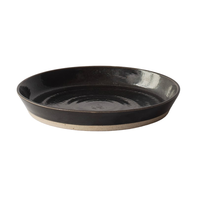 Tell Me More Fenix deep plate Ø24 cm Brown-black