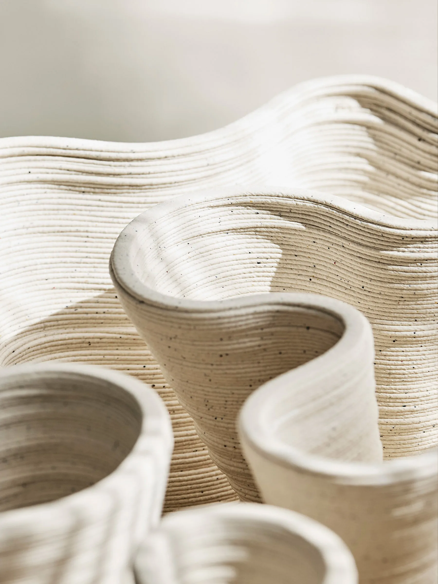 Fiordo vase large, Off-white Tell Me More