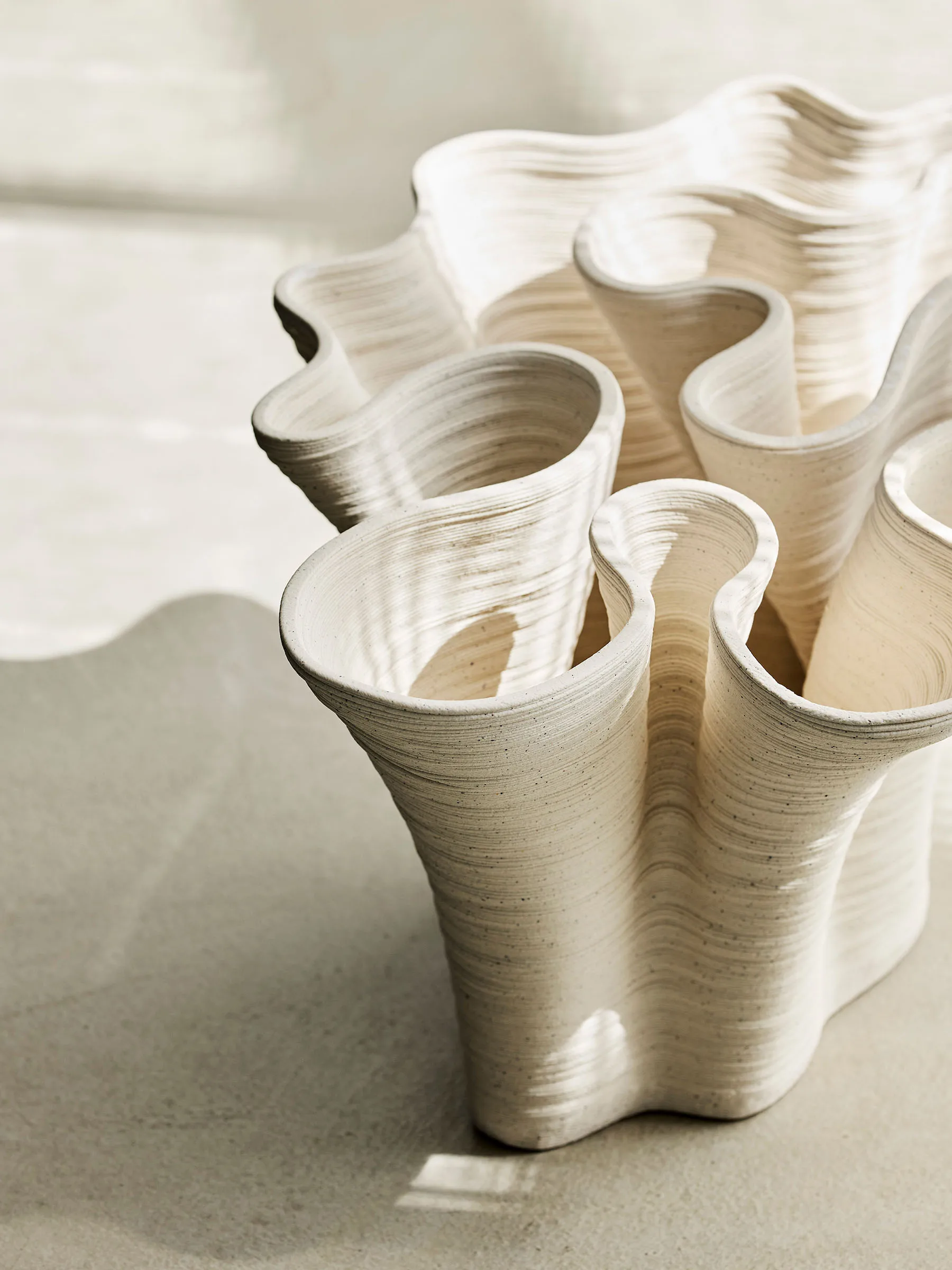 Fiordo vase large, Off-white Tell Me More